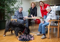 Therapiehund Holly bereichert den Alltag im PBZ Pottendorf