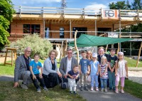 Gleichenfeier für den Ausbau der Kinderbetreuung in Groß Gerungs Gleichenfeier für den Ausbau der Kinderbetreuung in Groß Gerungs