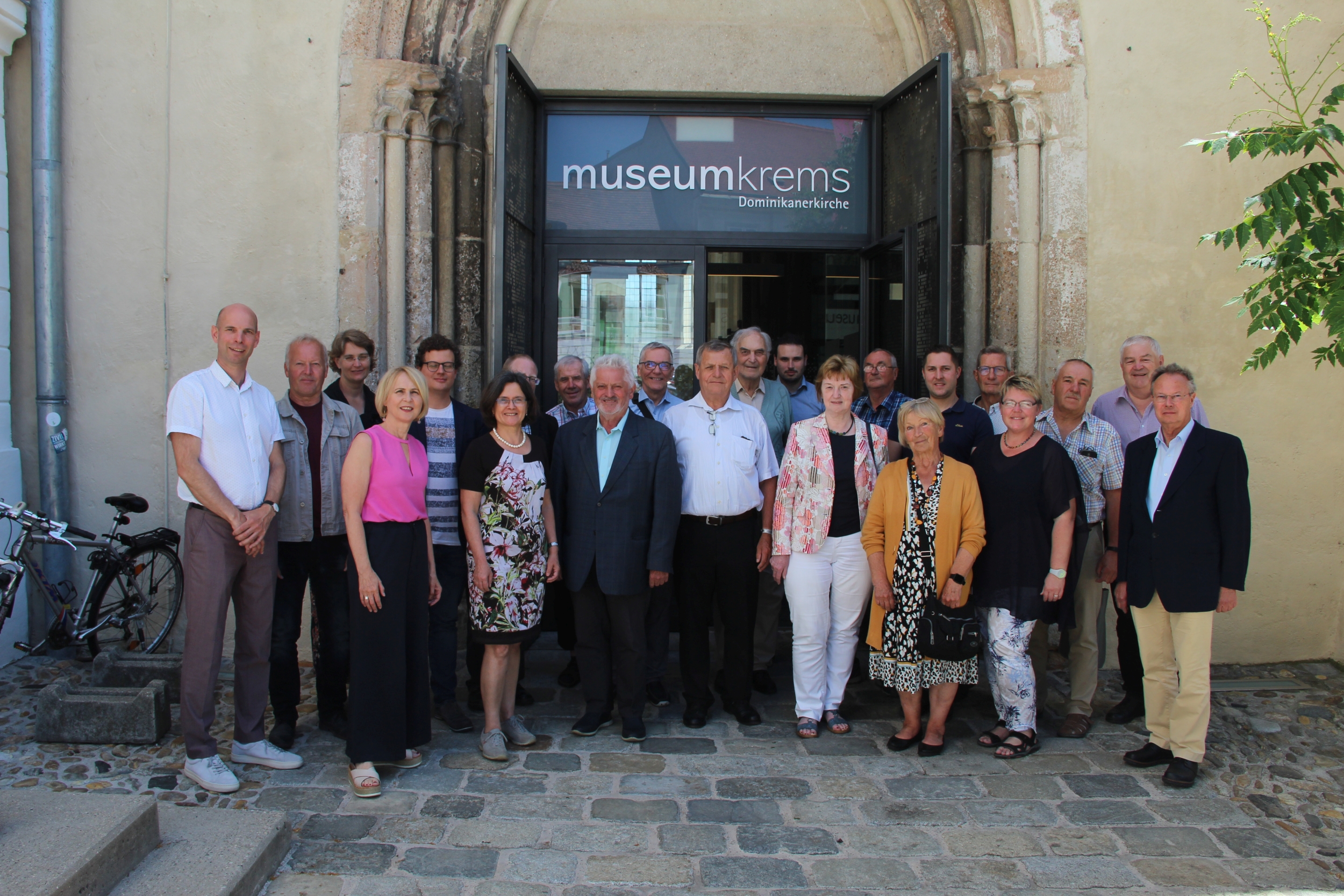 Gruppenfoto in Krems